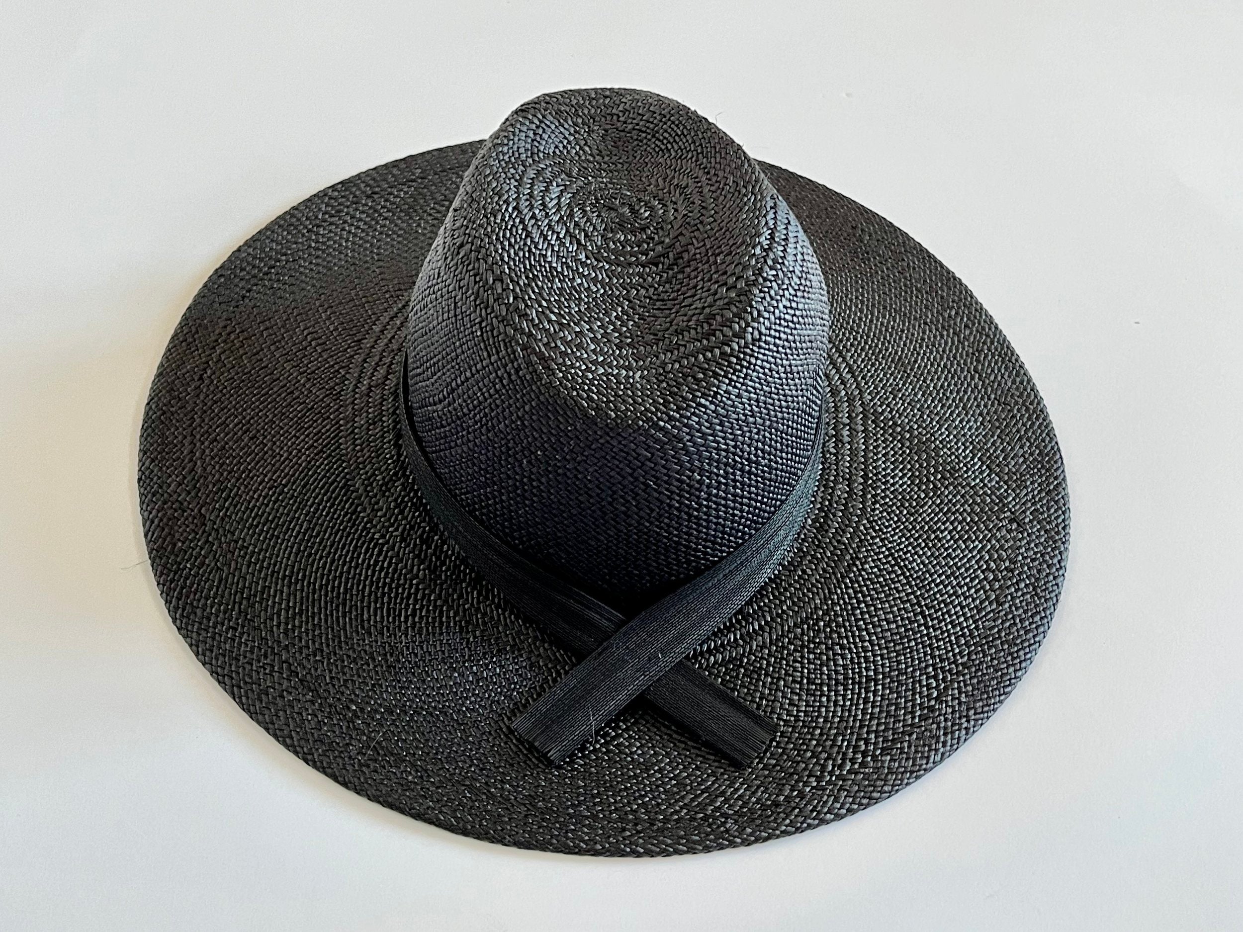 Athens - Wide Brim Panama Straw Fedora