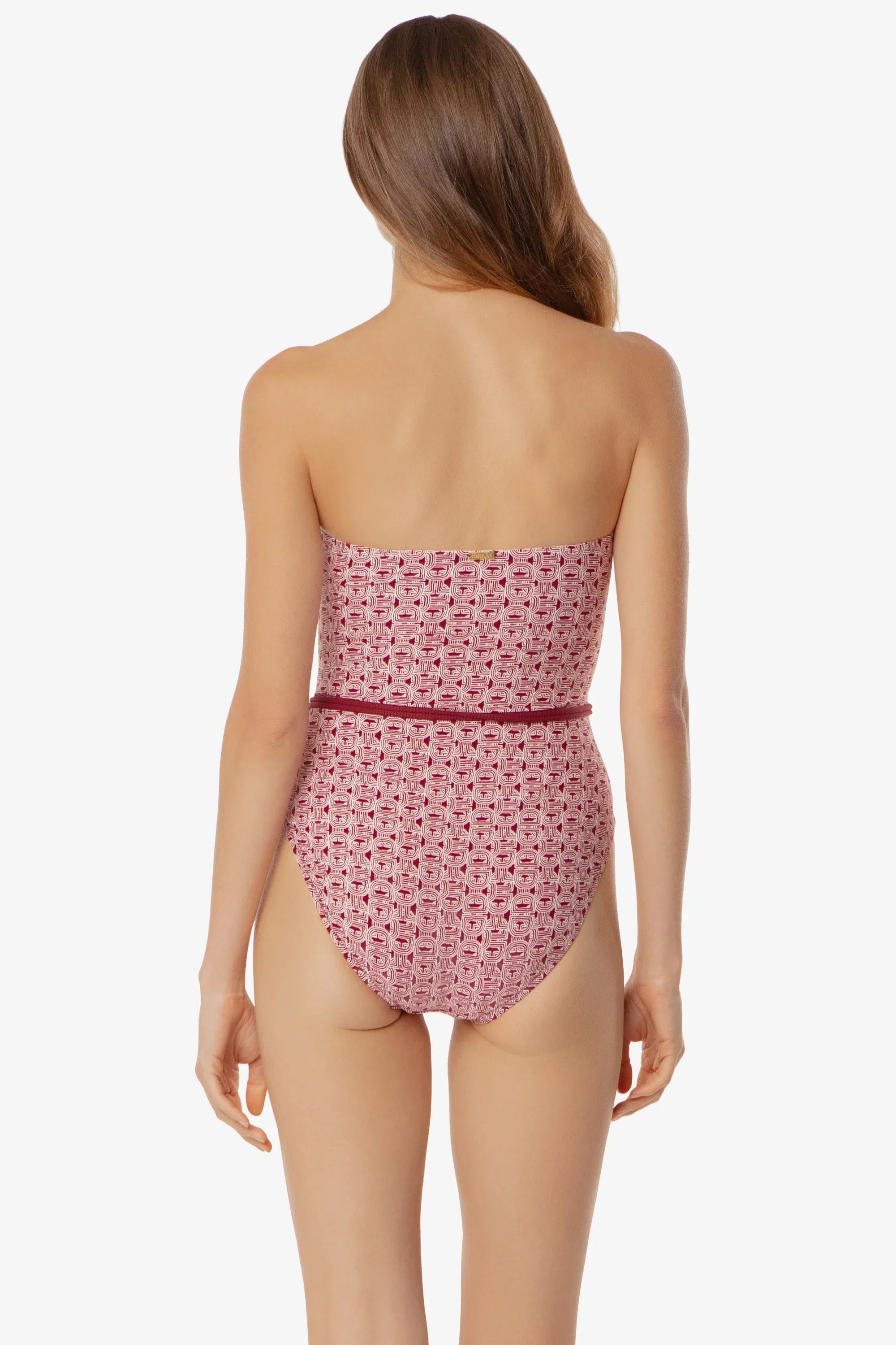 Belted Bandeau One-Piece | Links