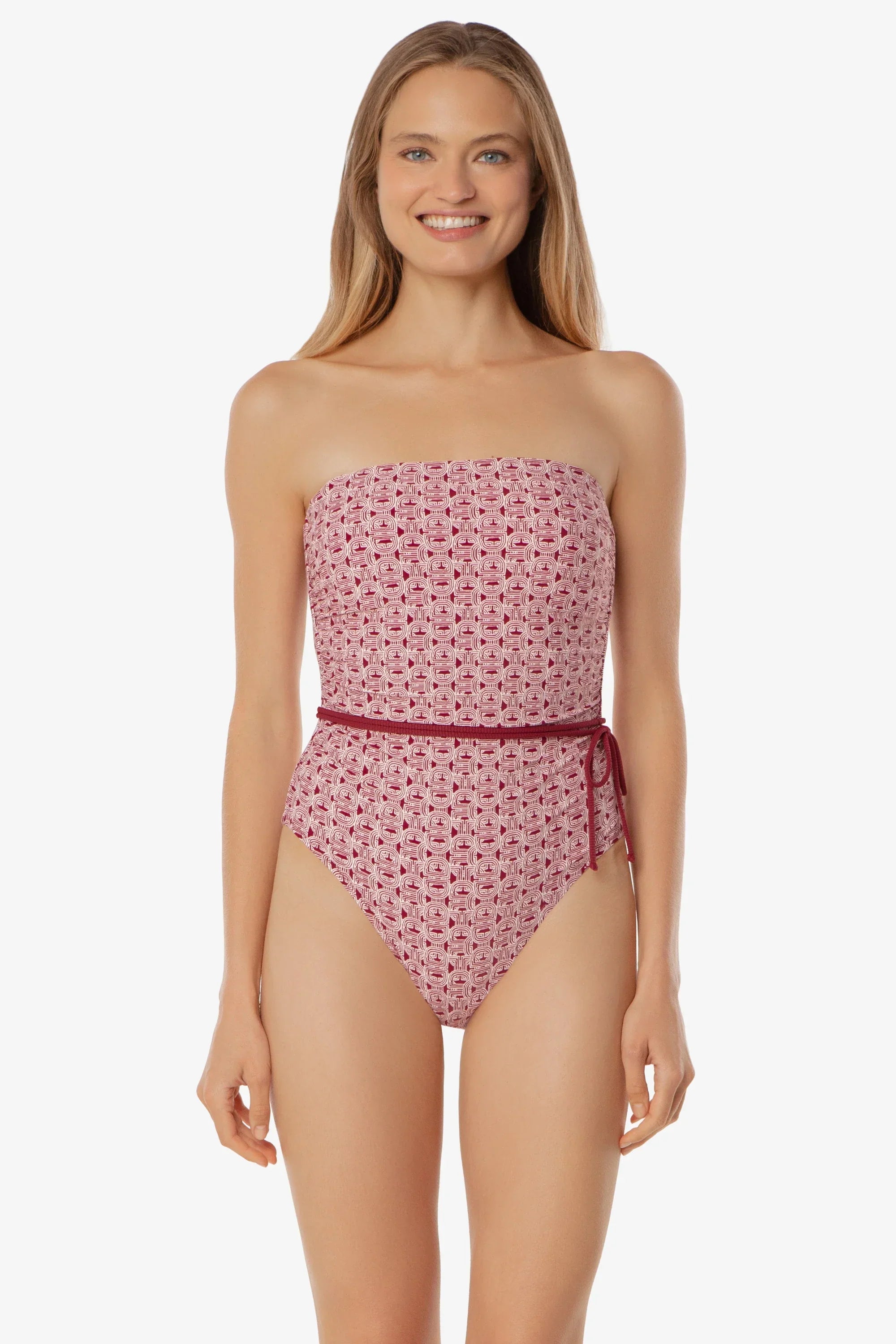 Belted Bandeau One-Piece | Links