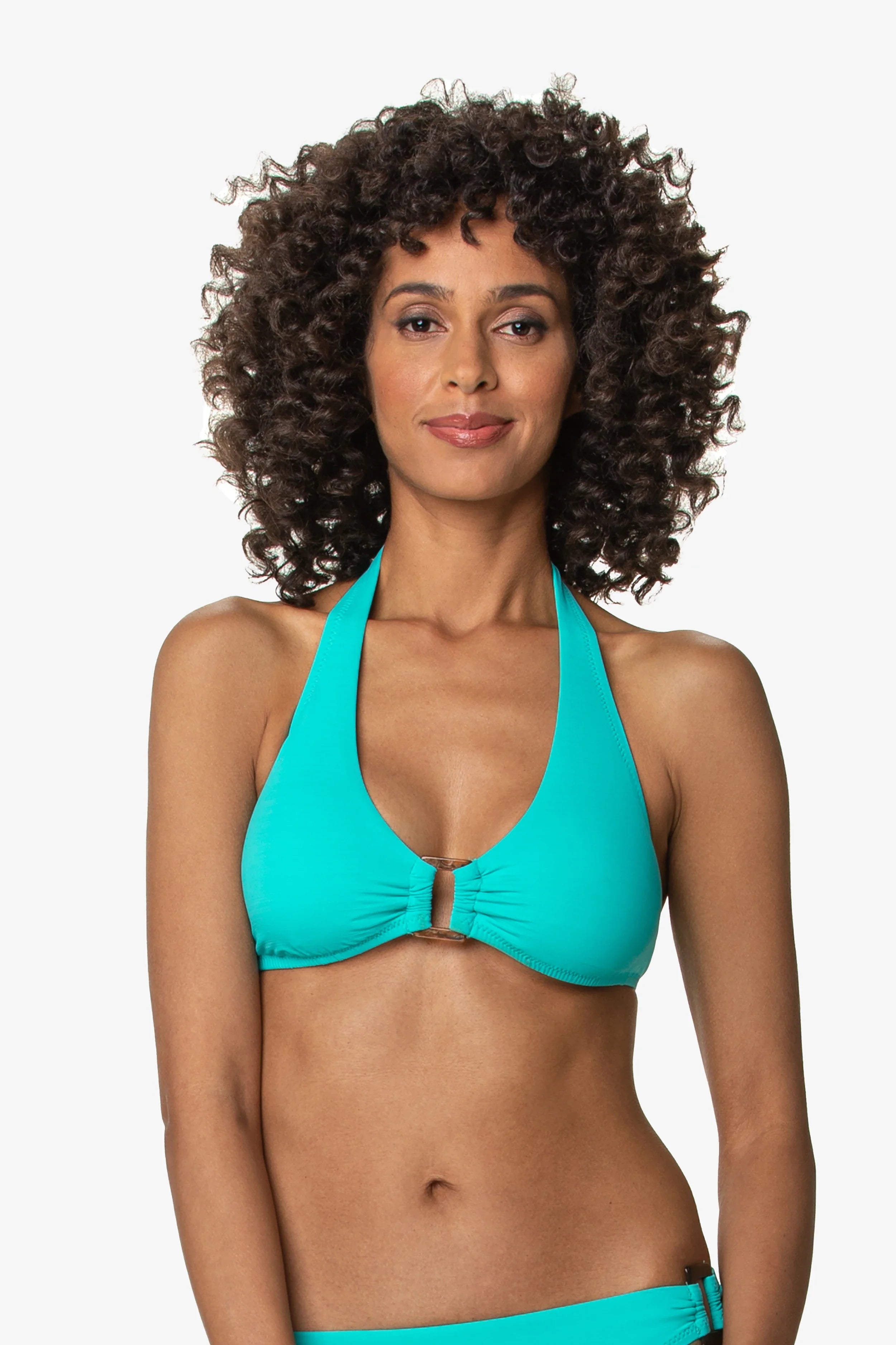 Tortoise Halter | Textured Seafoam Aqua