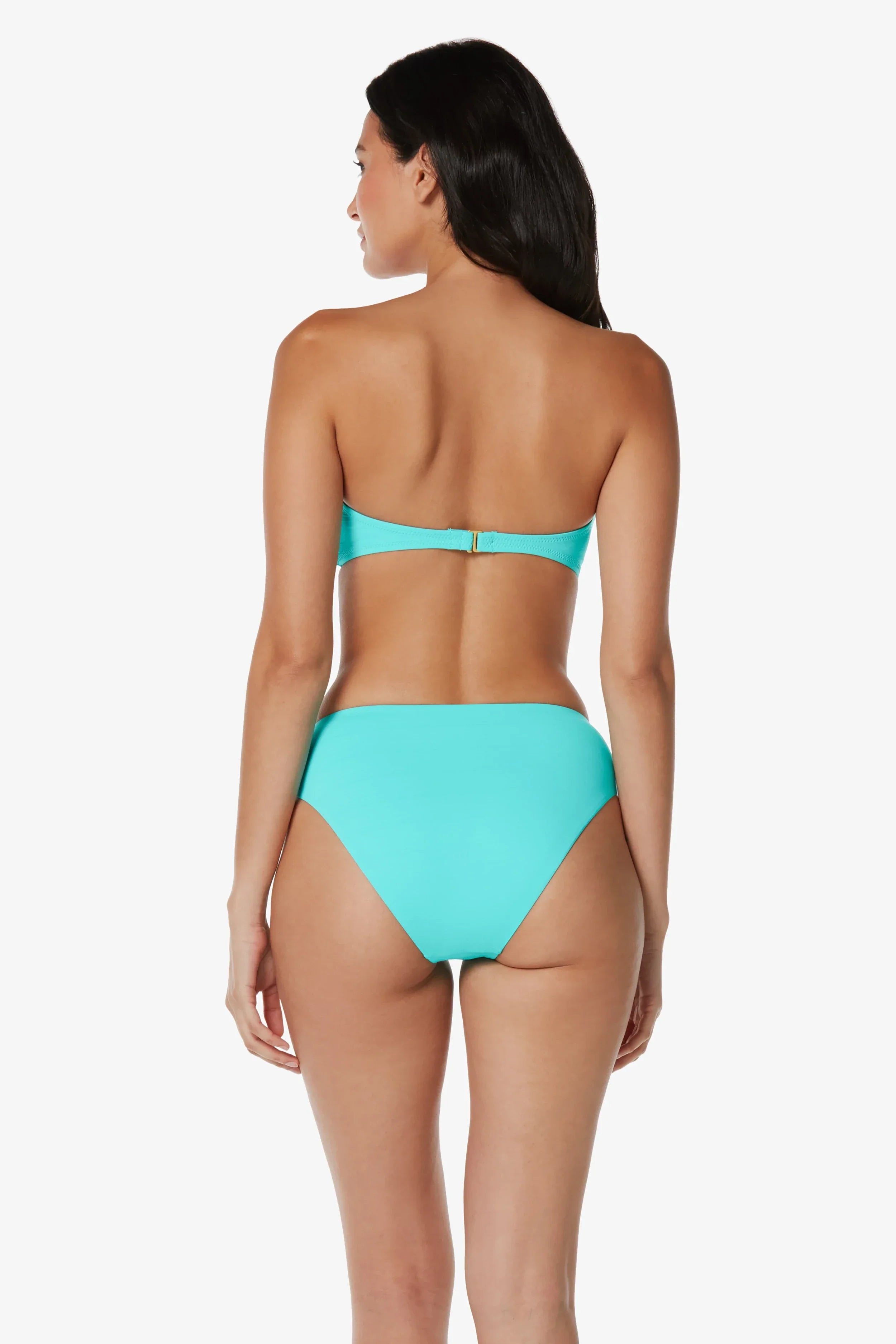 Shirred Bottom | Textured Seafoam Aqua