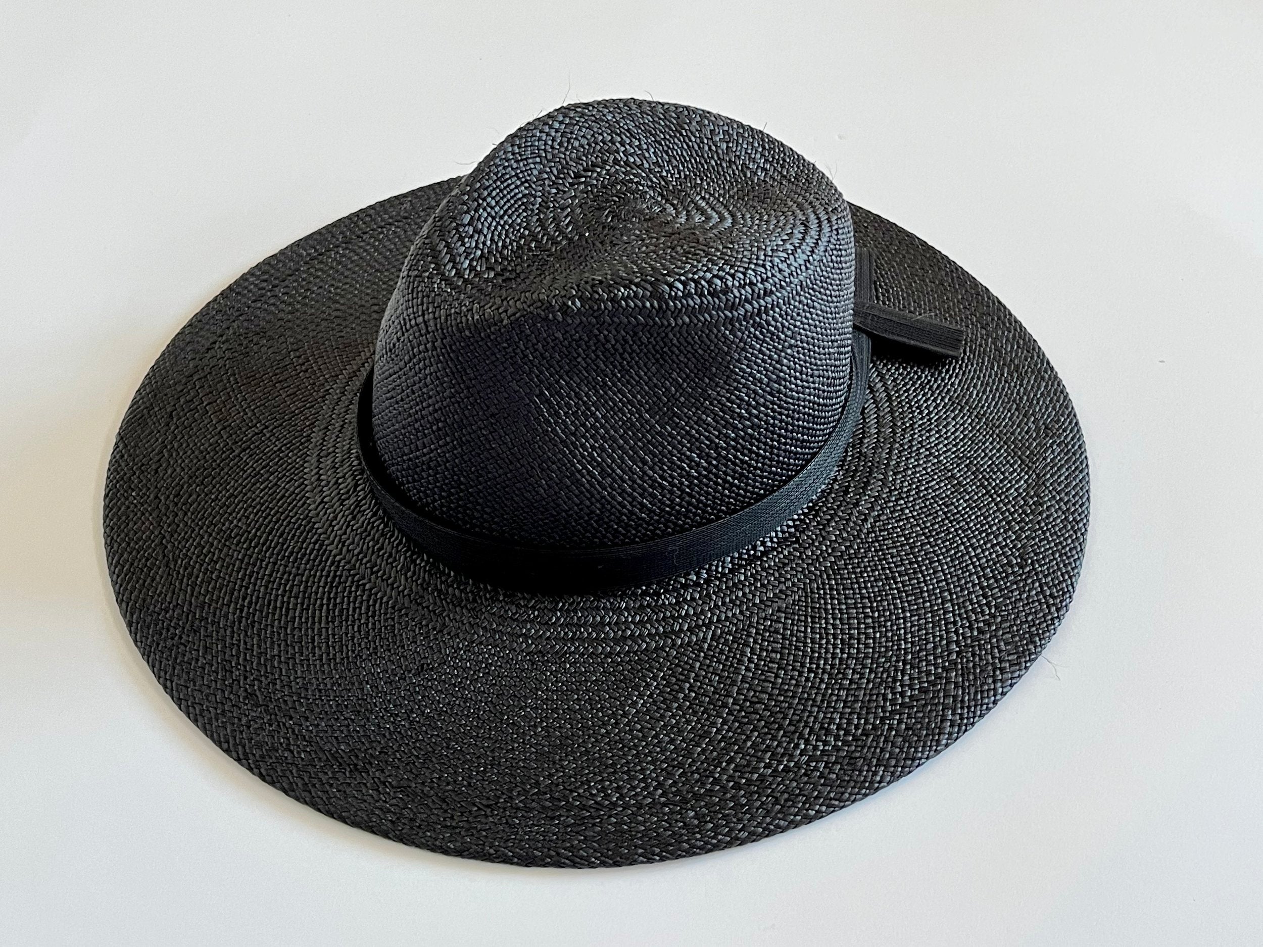 Athens - Wide Brim Panama Straw Fedora