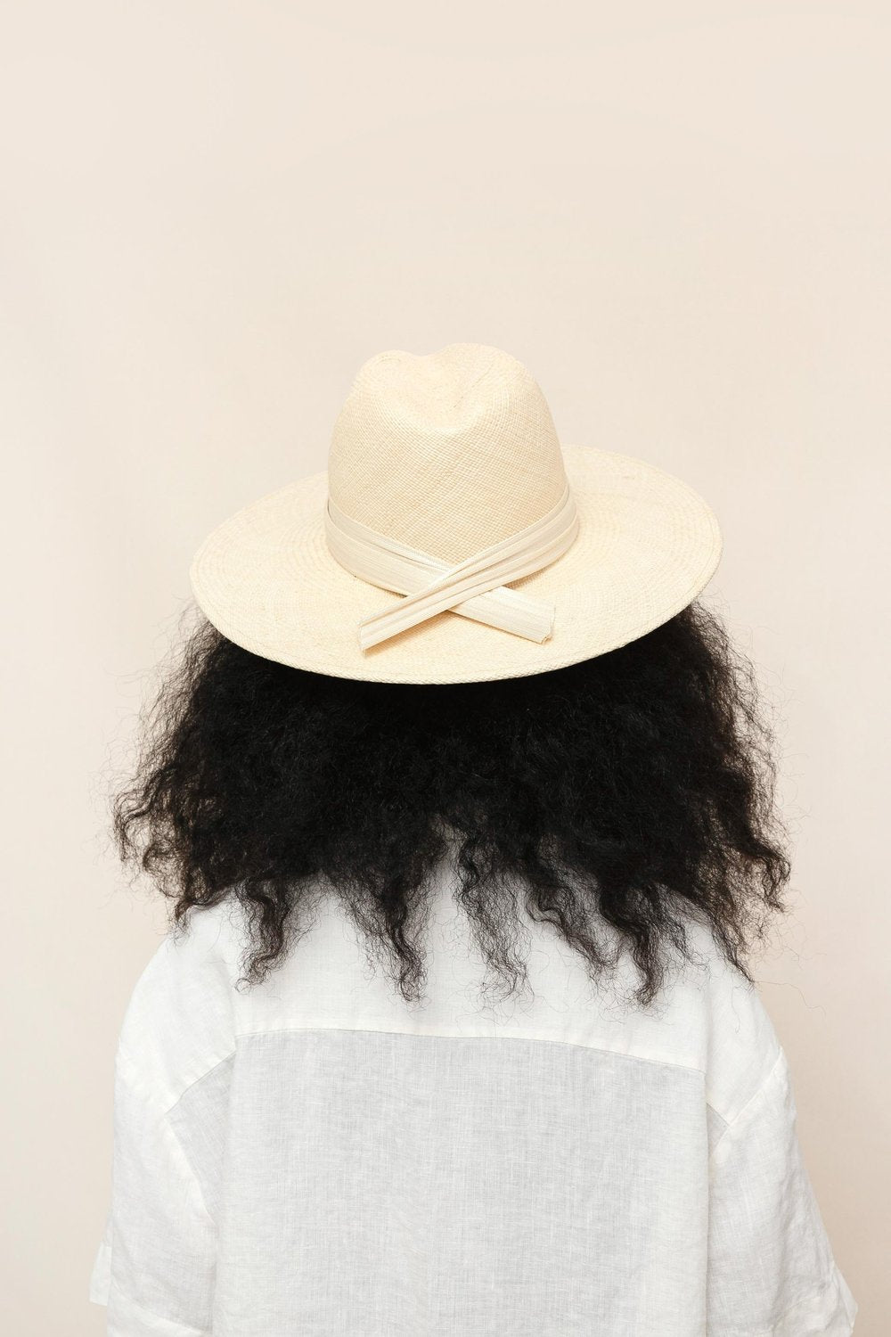 Athens - Wide Brim Panama Straw Fedora