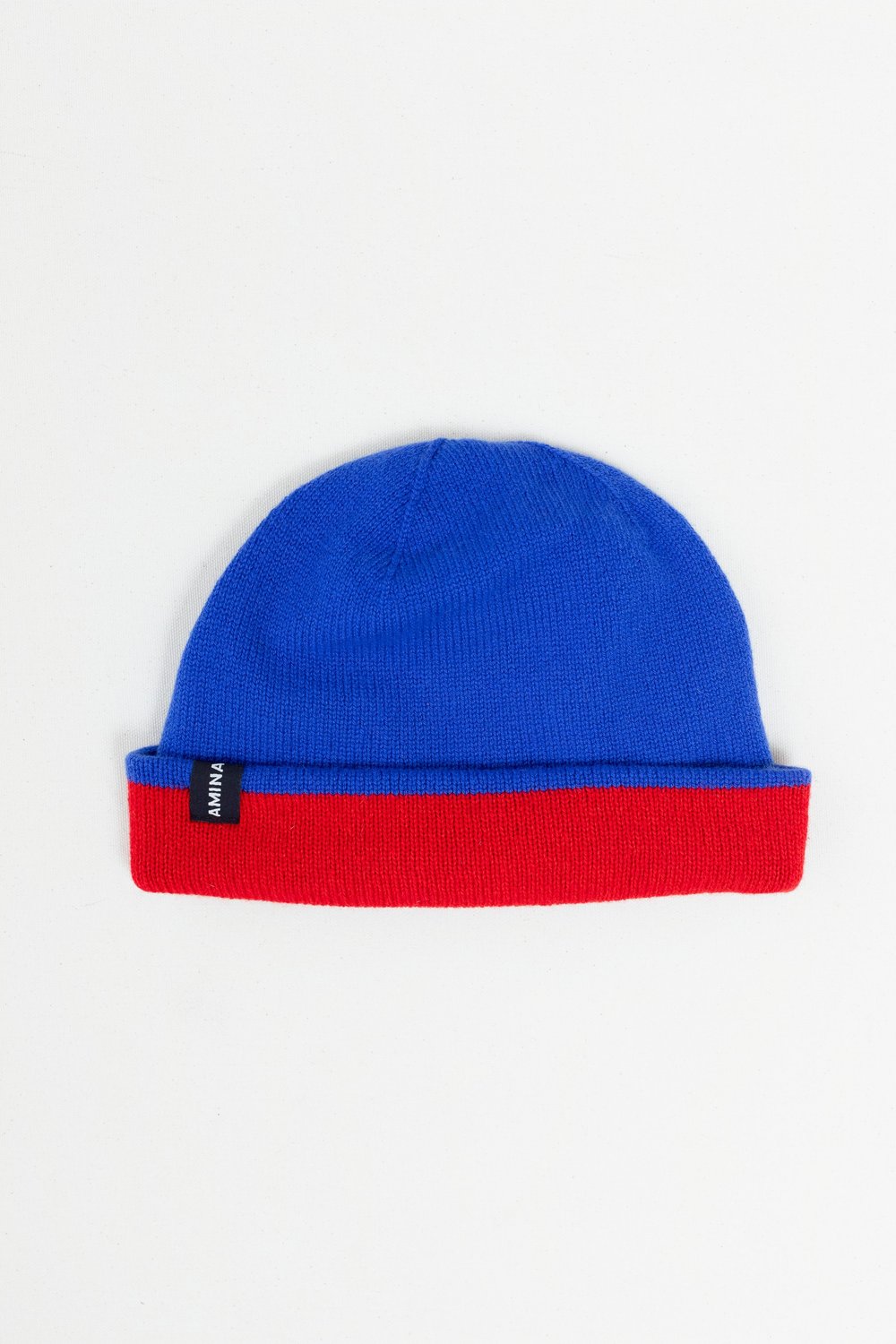 Two-Tone Double Wall Cashmere Beanie