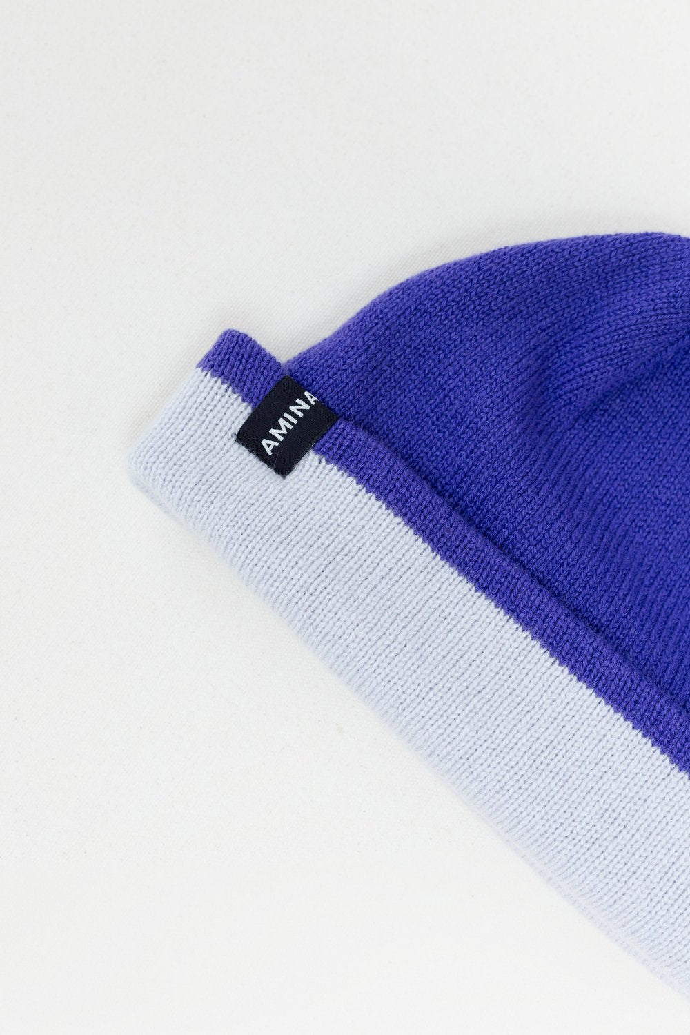 Two-Tone Double Wall Cashmere Beanie
