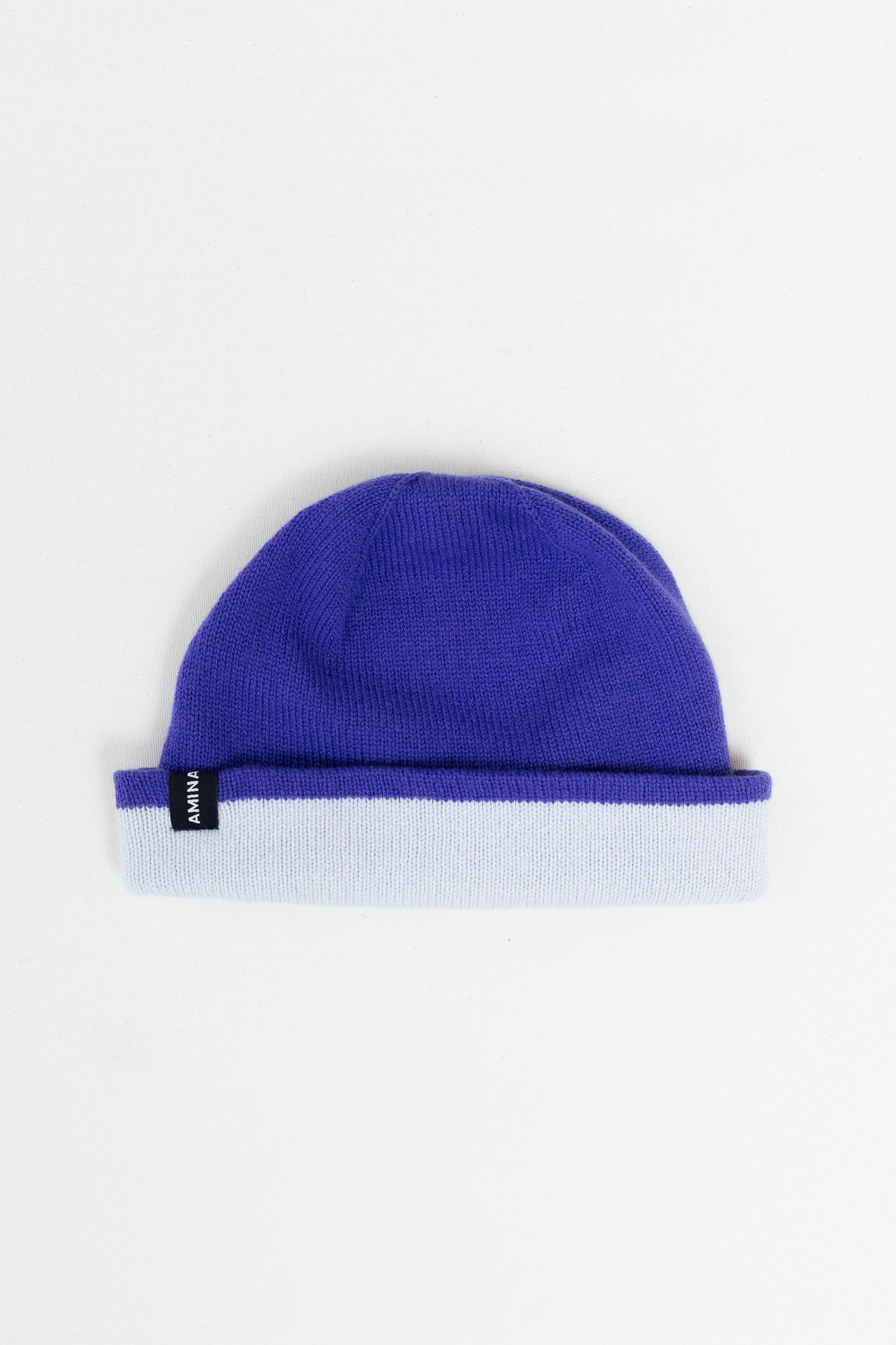 Two-Tone Double Wall Cashmere Beanie