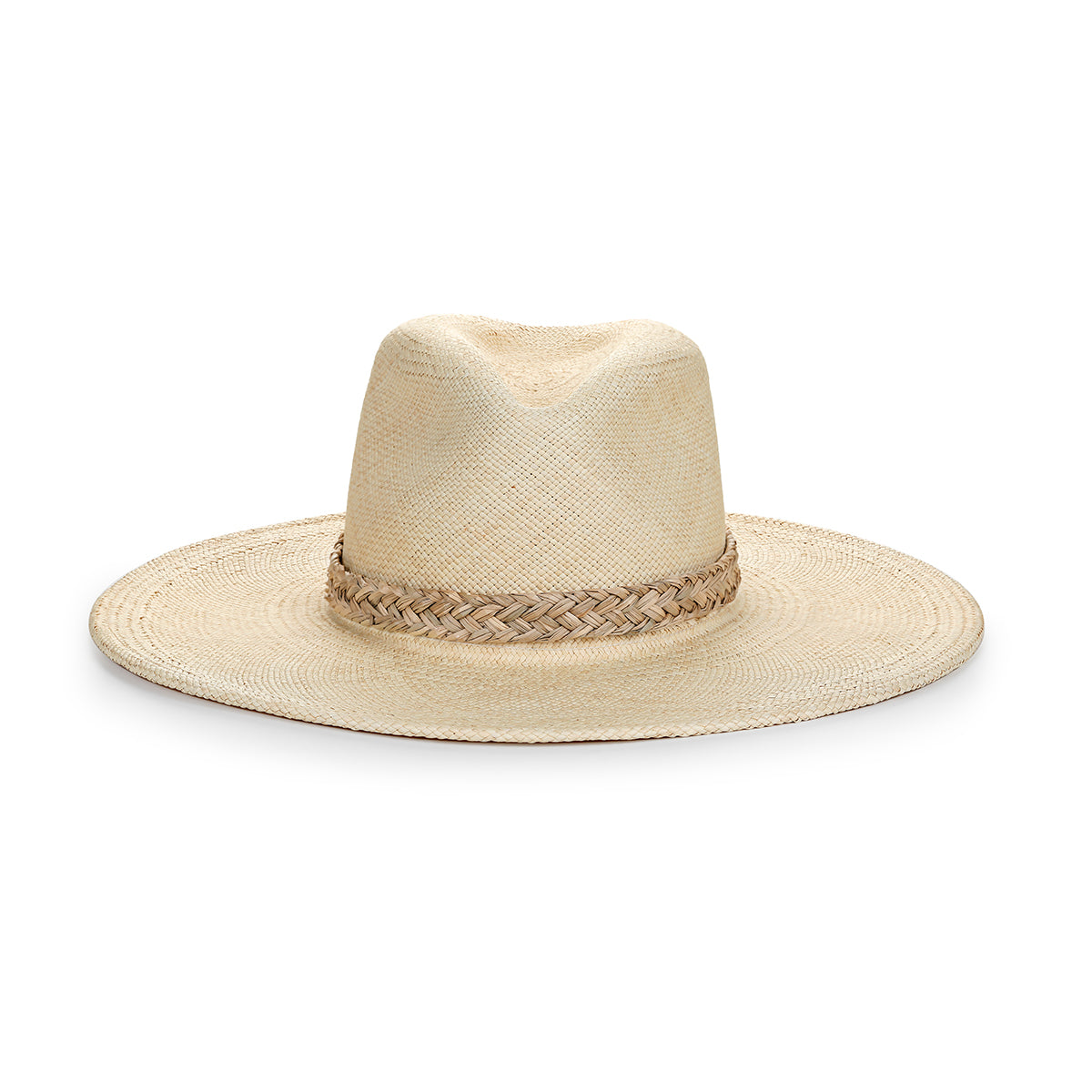 Nevis - Wide Brim Panama Straw Fedora